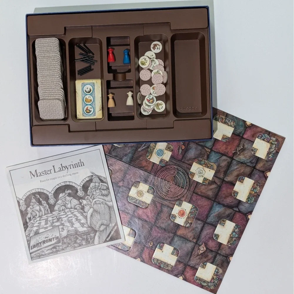 1991 Ravensburger MASTER LABYRINTH  Maze Board Game First Edition Complete!!
